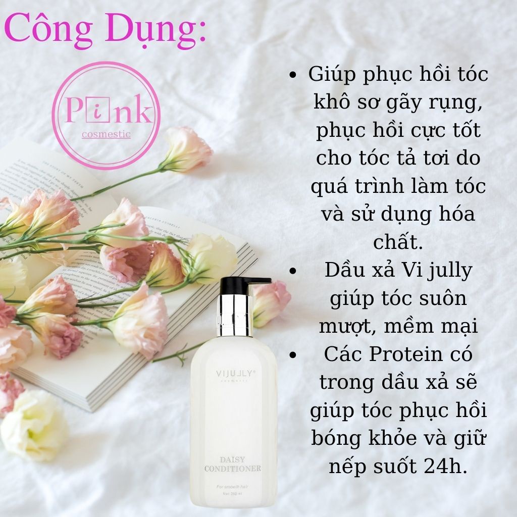 Combo Dầu Gội - Dầu Xả - Xịt Bưởi VIJULY Mới