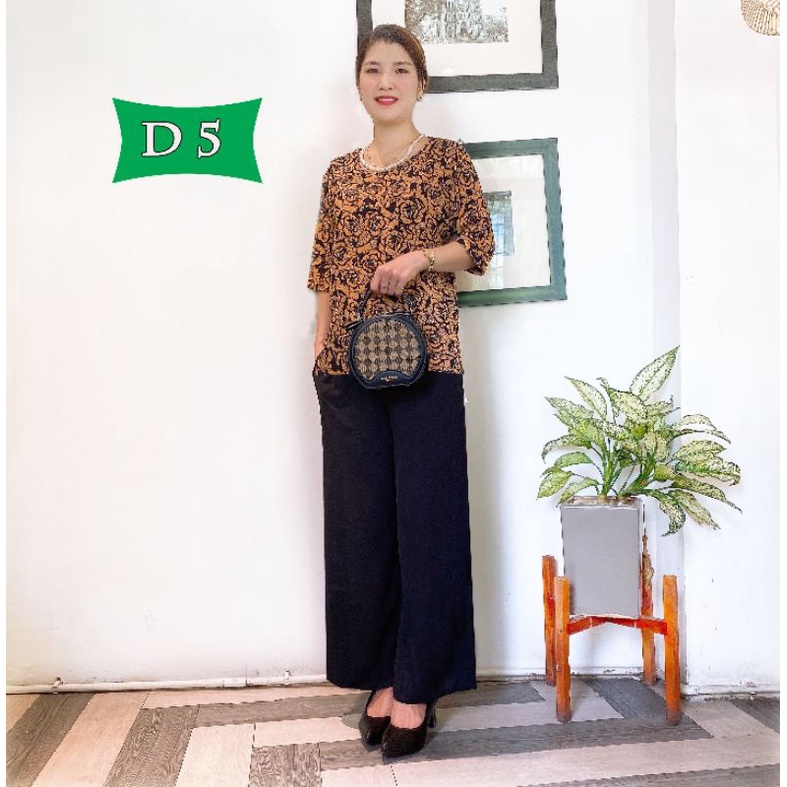 Bộ Lụa Trung Niên Cho Mẹ