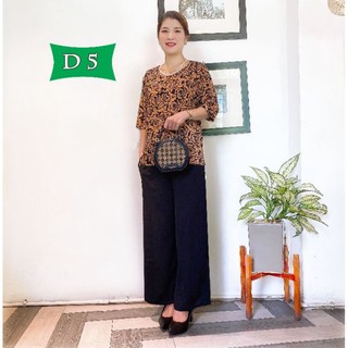 Bộ lụa trung niên cho mẹ