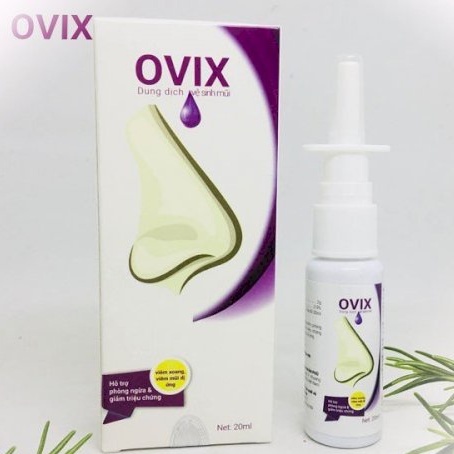 Xịt mũi Ovix cho người lớn 20ml - Ovix dược sĩ Linh