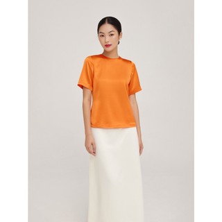 Áo lụa cao cấp Mauve Premium silk tee (màu/size hết hàng không restock)