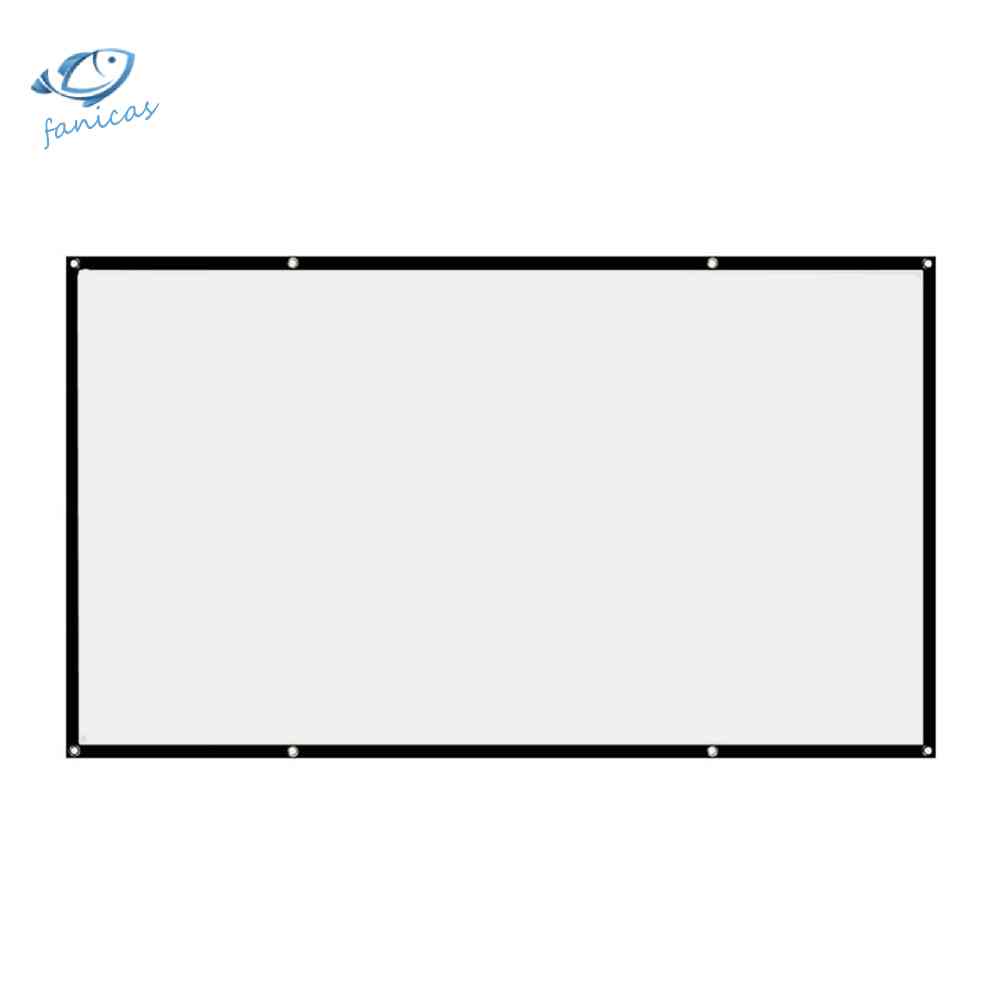 Màn Hình Máy Chiếu HD 60 72 84 100 120 150 inch Tỉ Lệ 16: 9 Chất Lượng Cao