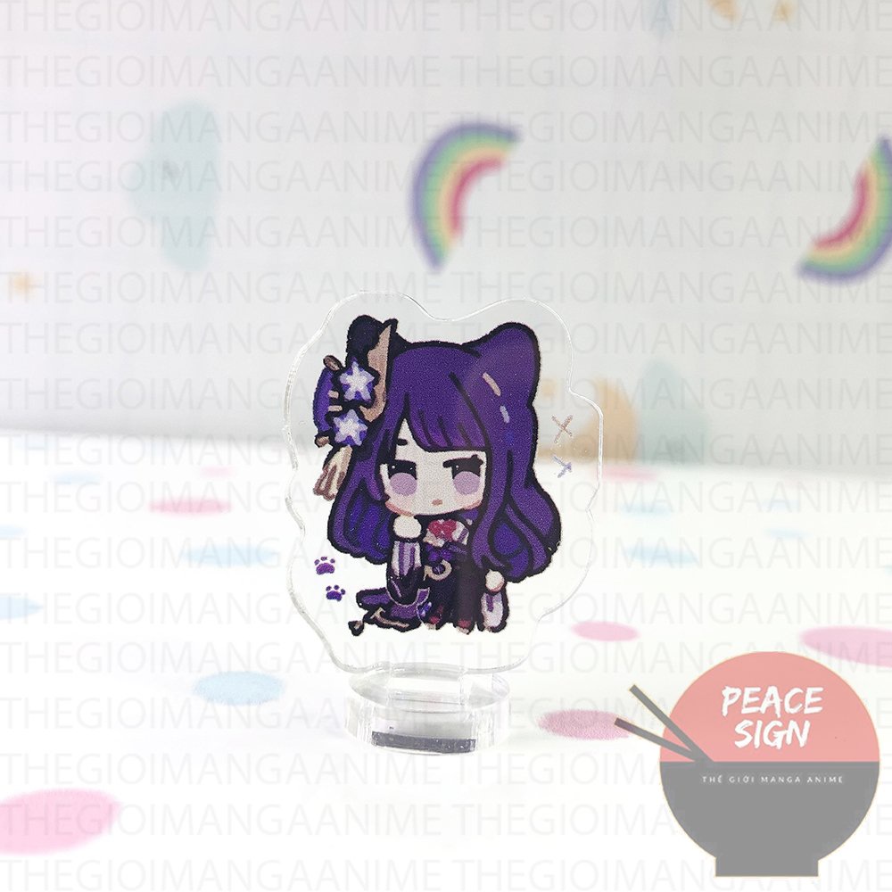 (3CM) MÔ HÌNH Standee GENSHIN IMPACT ver TAI THÚ game tượng acrylic mica chibi trong trang trí