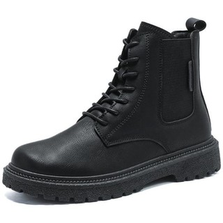 Giày Boot Nam Màu Đen Cổ Thun SOLE GN407