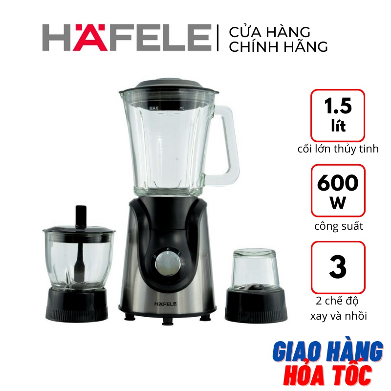 Máy xay sinh tố xay thịt Hafele HSB-0621FS / 535.43.277 600W - Hàng chính hãng