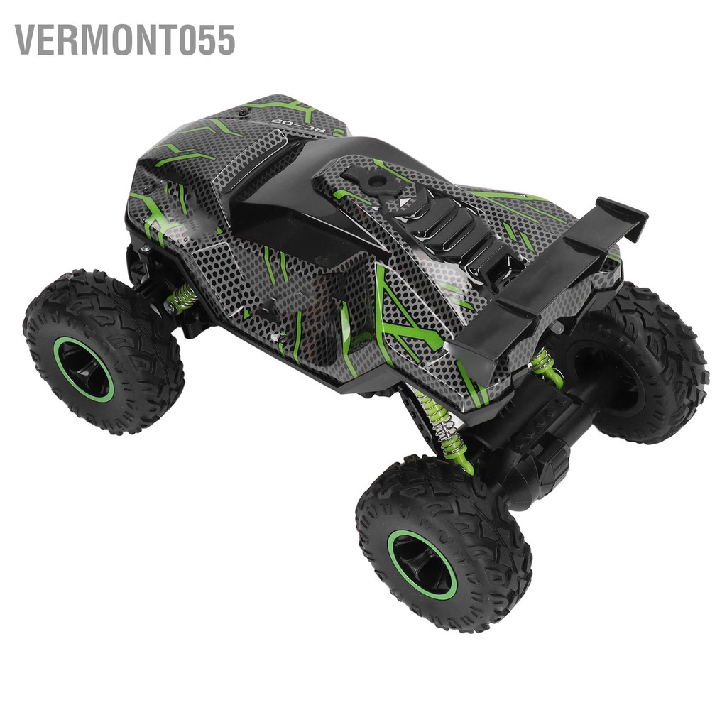Có thể bán buôn Mô hình điều khiển từ xa 2.4Ghz RC Climbing Car 10‑15KM / H Quà tặng Giáng sinh nhật màu xanh lá cây cho trên 6 tuổi Vermont055 Hàng giao ngay