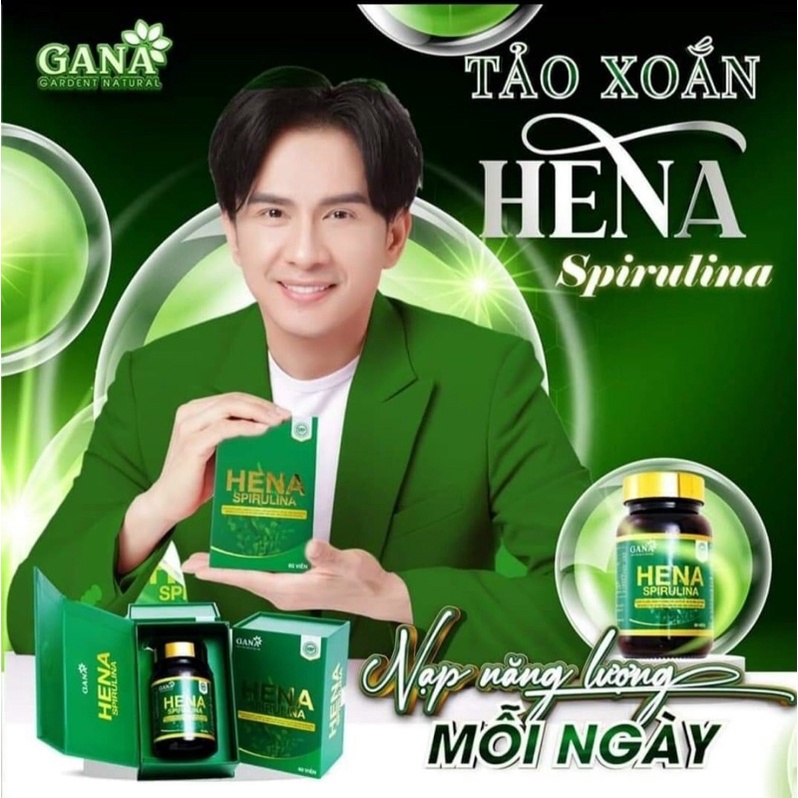 HENA SPIRULINA Tảo xoắn Gana