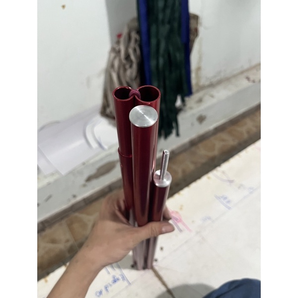 Trụ chống bằng nhôm cao cấp phi 19 dày 1.3 ly siêu nhẹ chỉ 1kg