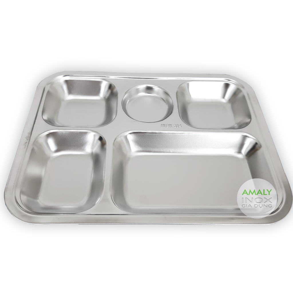 Khay cơm dạng nhỏ, khay cơm dành cho trẻ em, khay inox 304