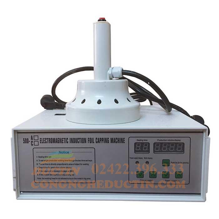 Máy Dán Màng Seal 500C, Dán Màng Nhôm Pet, HDPE, PP Lên Miệng Hộp Nhựa, Hộp Thủy Tinh