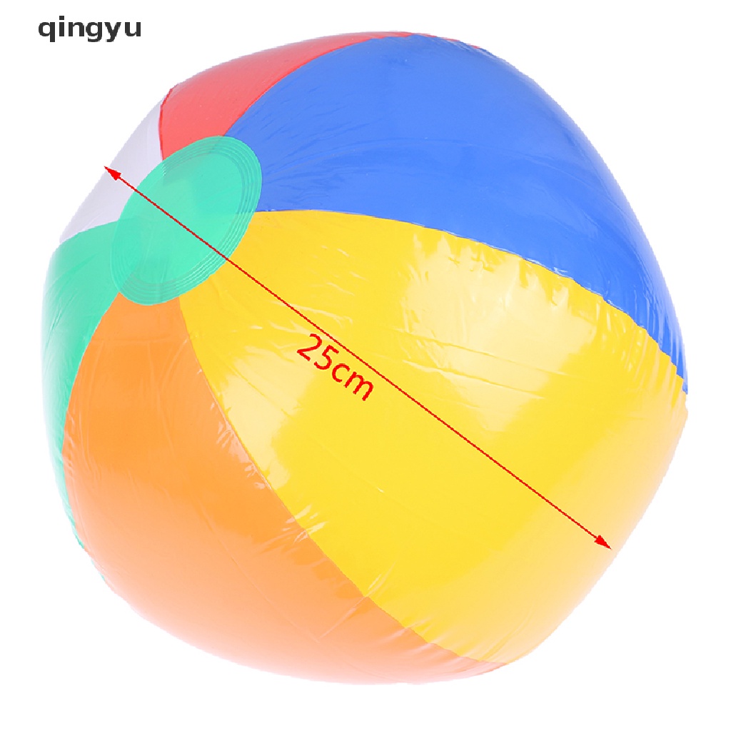 Qingyu Bong Bóng Bơm Hơi 33cm Vui Nhộn Cho Bé Chơi Thể Thao Bãi Biển