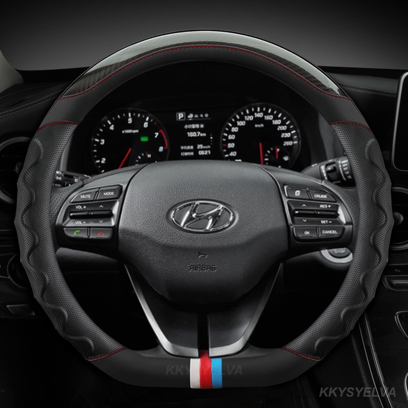 Vỏ Bọc Vô Lăng Xe Hơi Hyundai i40 i30 i20 i10 ix35 ix25 Tucson Accent Elantra Santa Fe Creta Solaris Kona