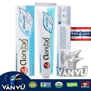Kem Đánh Răng Twin Lotus Thảo Dược Giảm Vàng Ố Răng Bạc Hà Thái Lan Dok Bua Ku Fresh & Cool
