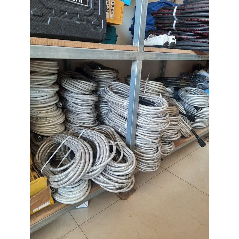 Dây Rửa Xe Áp Lực Cao Siêu Mềm - Dẻo 10 - 15 - 20 Mét, Dây Cao Áp Lực, Dây Rửa Xe