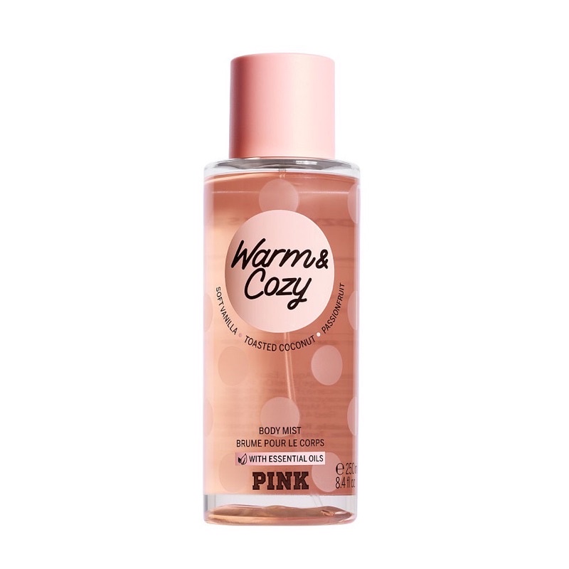 Xịt thơm body mist Pink Victoria’s Secret - Warm & Cozy 250ml