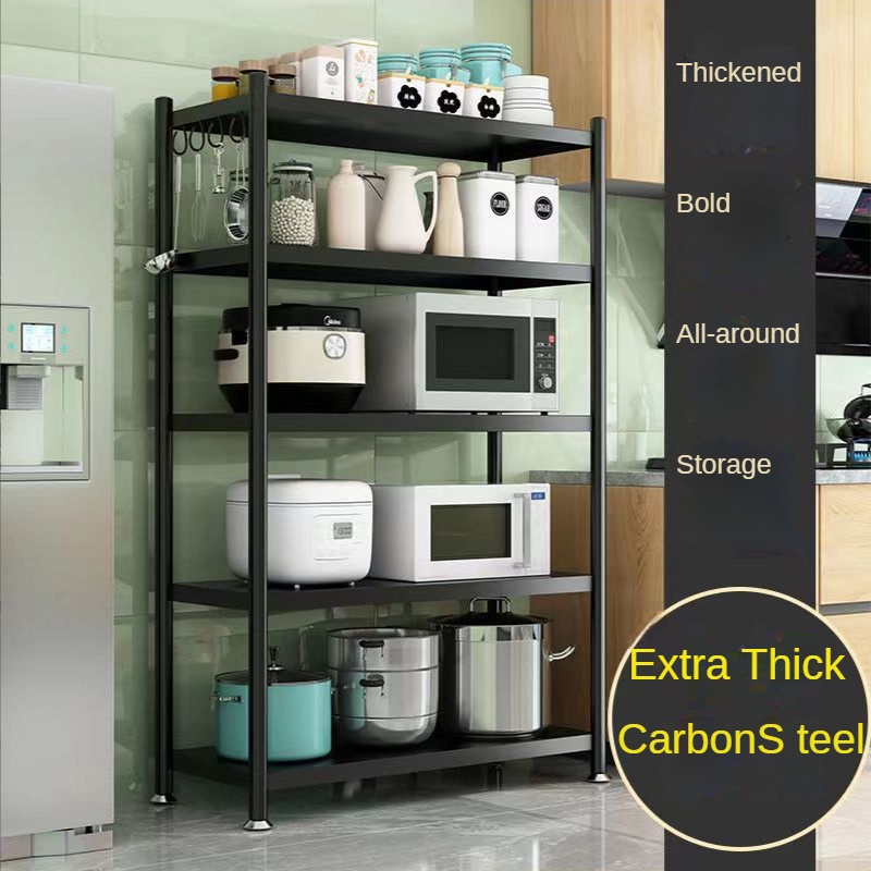 Mới Kệ Đựng Đồ Nhiều Tầng Bằng Thép carbon Không Gỉ Tiện Dụng Cho Nhà Bếp