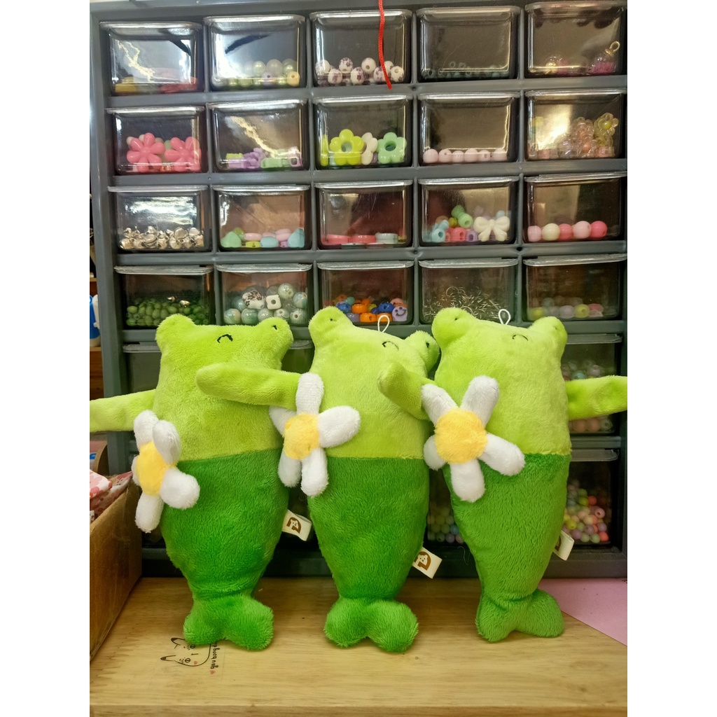 Móc Khóa Cá Nhái Đáng Yêu 16cm - Gấu Bông Đình May