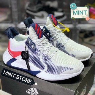 Giày thể thao sneaker alphabounce instict 2020 trắng đỏ