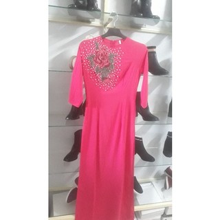 Áo dài lụa qc