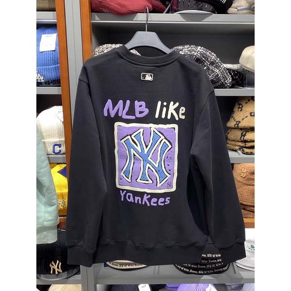 Áo nỉ sweater Mlb like