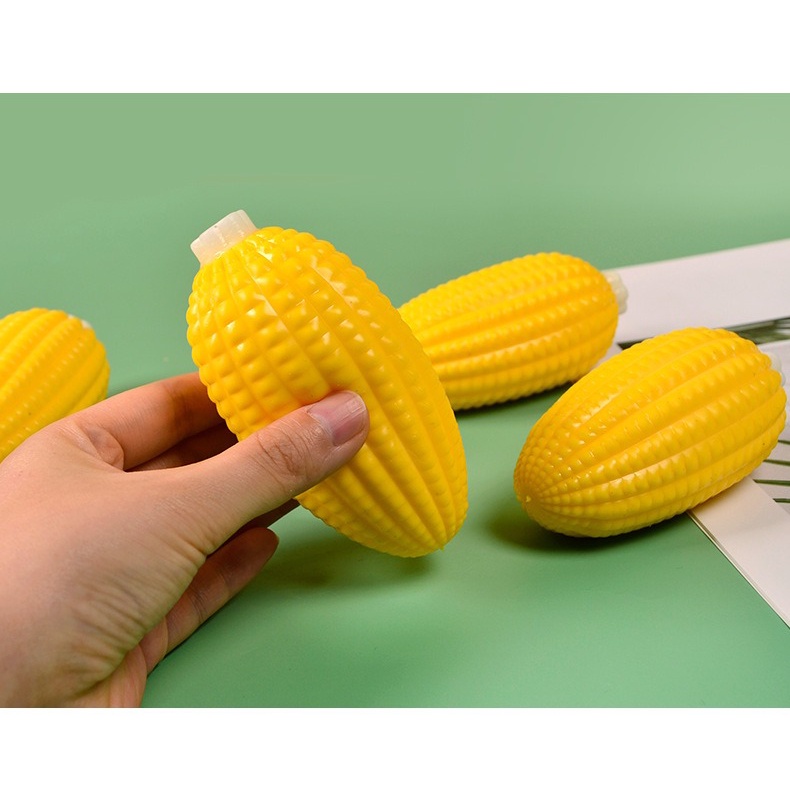 Squishy hình BẮP NGÔ CHÍN VÀNG đồ chơi slime slam