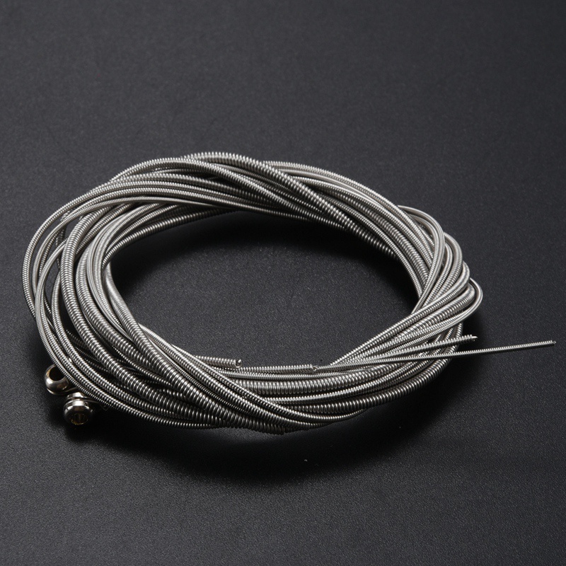 Bộ 4 Dây Đàn Guitar Bass Bằng Thép Không Gỉ Mạ Bạc