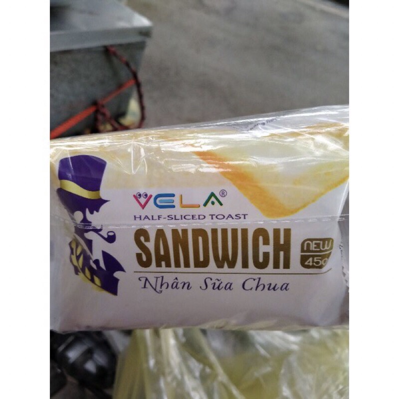 Sỉ bịch bánh mỳ sandwich nhân sữa chua 20 cái 45g