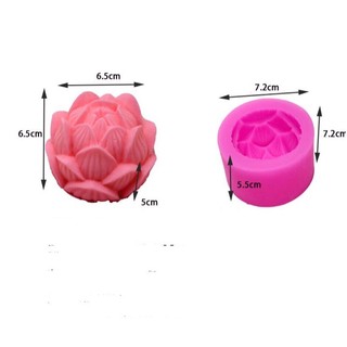 Khuôn silicon 4D Búp Sen