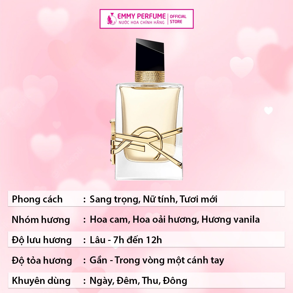 Nước hoa Nữ  Y S.L Libre - Quý cô Sang trọng Quý phái đầy Kiêu kỳ EmmyPer