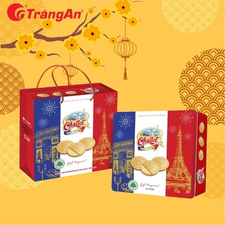 Bánh Pháp hỗn hợp Challot 580g, hộp thiếc, thương hiệu Tràng An, tặng kèm túi giấy to hơn, tiện lợi hơn