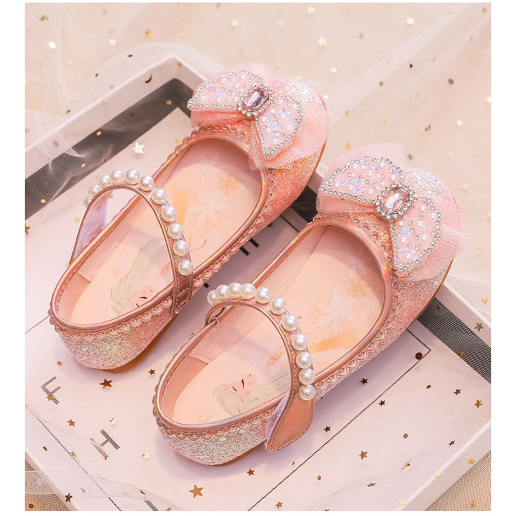 Giày công chúa Elsa búp bê cho bé gái 2-7 tuổi mẫu mới 2022