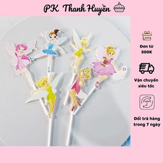 Phụ kiện trang trí bánh sinh nhật, bánh kem - sét cắm 5 tiên cánh