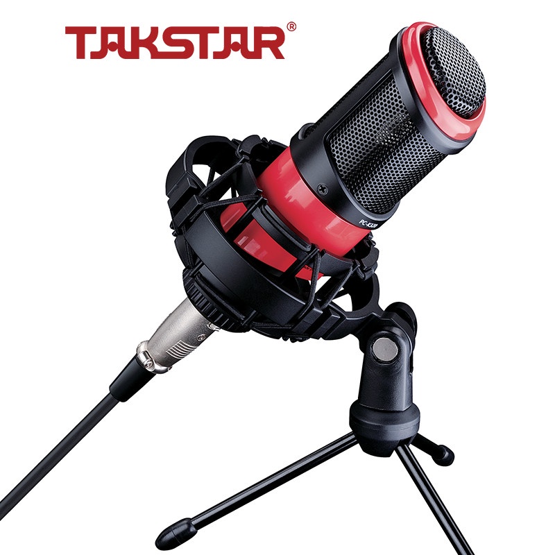 Micro Thu Âm Takstar PC K320. Micro Livesteam Chuyên Nghiệp Chính Hãng - tặng kèm dây cắm 3.5