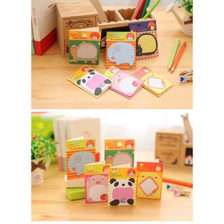 Giấy note hình động vật hoạt hình dễ thương