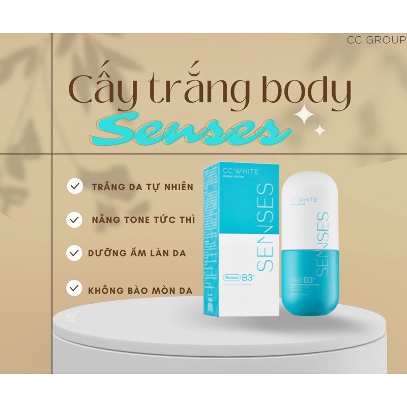 CẤY TRẮNG BODY SENSES WHITE