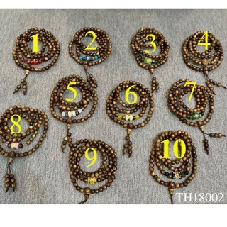 Vòng tay 108 hạt trầm hương vòng hạt đeo tay phong thủy