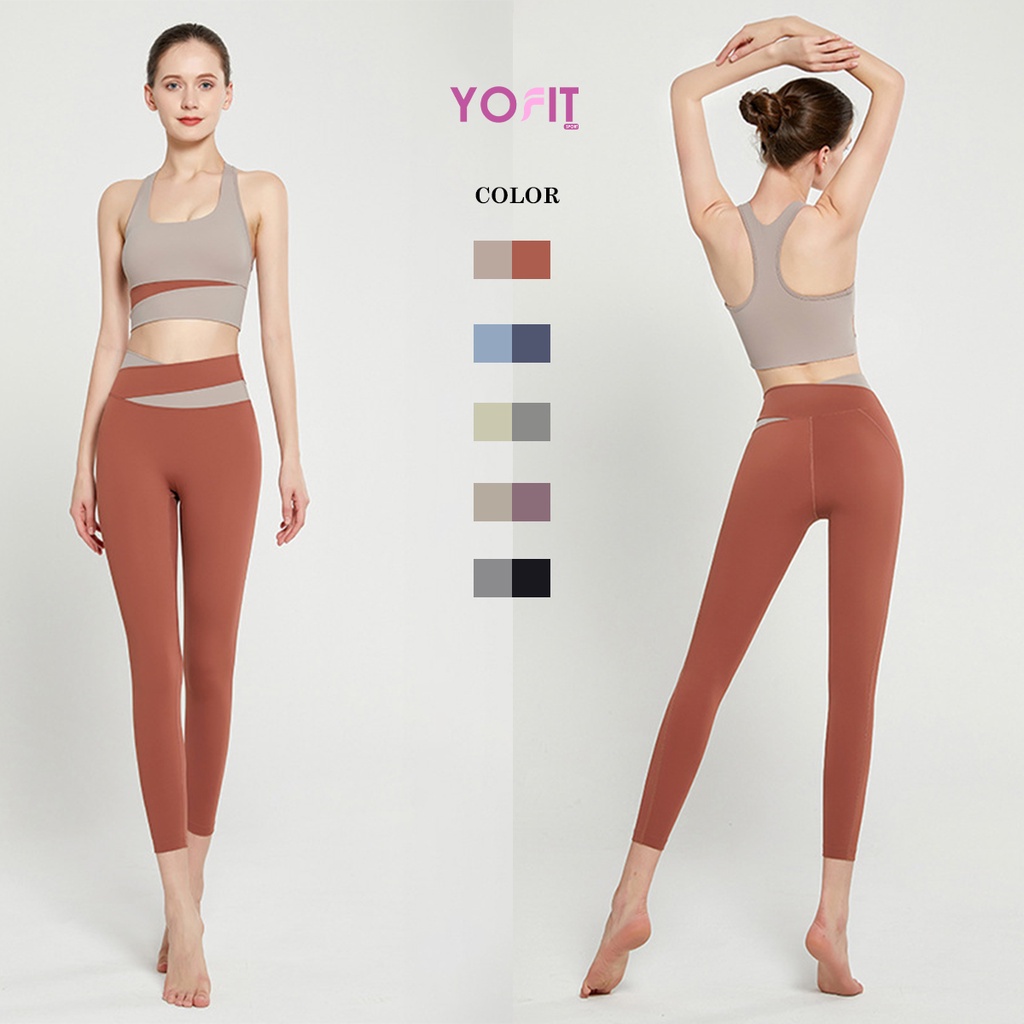 Set đồ tập Yoga - Pilates- GYM Thun poly QC -Y31