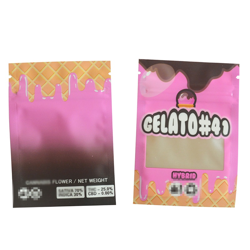 Set 100 Túi Zip Đựng Kẹo 7x10cm Họa Tiết Hoạt Hình Dễ Thương
