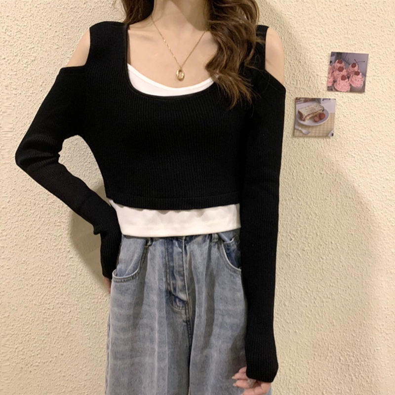 Áo Thun Tay Dài Thiết Kế Mới Thời Trang Mùa Xuân Thu Dành Cho Nữ