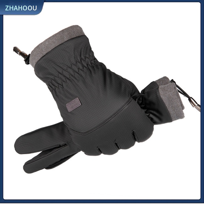 ☃Nhà☃ Găng Tay Lái Xe Thể Thao Phủ Toàn Diện Chống Thấm Nước Giữ Ấm Mùa Đông