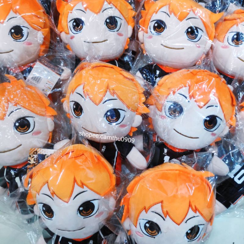 Gấu bông chibi cầu thủ bóng đá hinata haikyuu, gấu bông nhân vật hoạt hình hinata số 9 - số 10