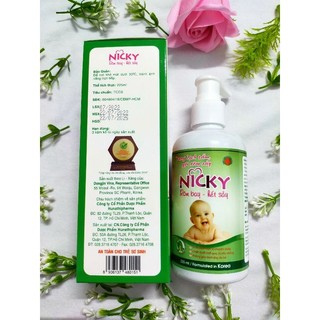 NICKY dung dịch tắm gội bé