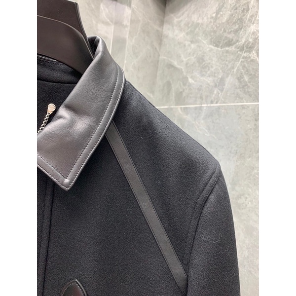 Áo khoác thời trang nam cao cấp phối da thật Berluti 2022