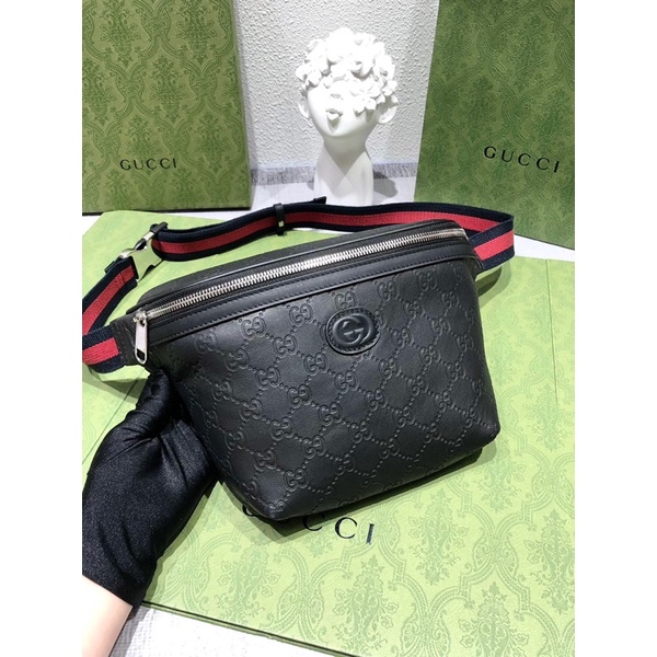 Túi đeo chéo nam thời trang cao cấp da thật Gucci GC