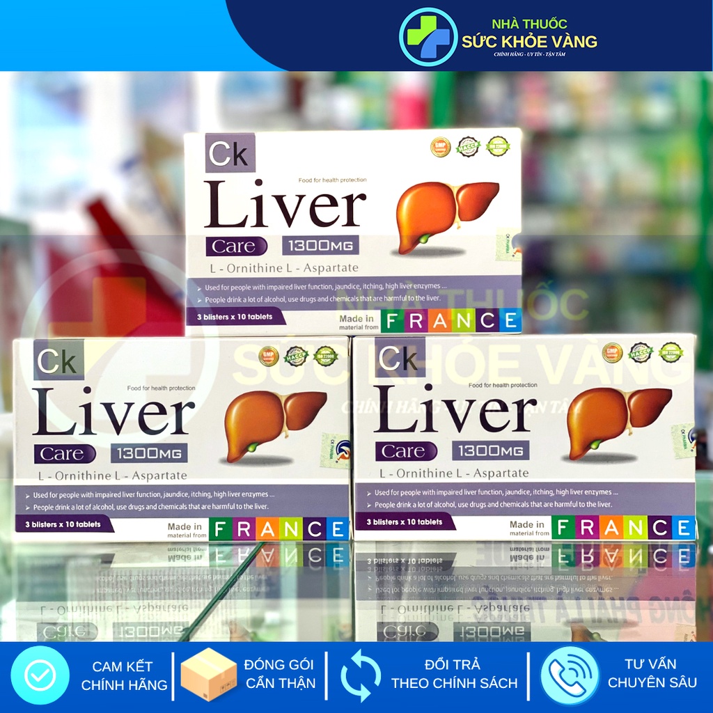 Viên uống bảo vệ gan CK Liver Care 1300MG