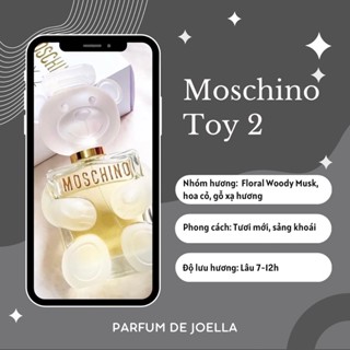 [CHÍNH HÃNG] Mẫu Thử 10ml Nước Hoa Nữ Moschino Toy 2 Gấu Trắng Chiết