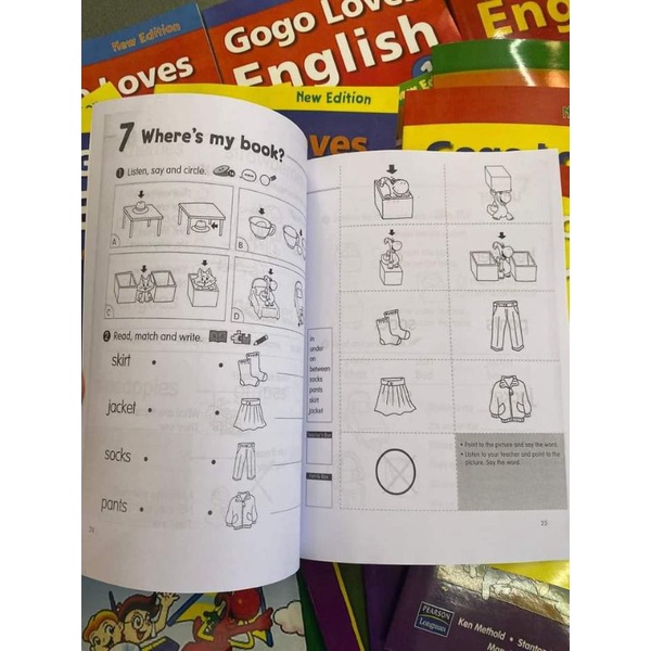 Gogo loves English level1 - 3books