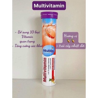 Viên C sủi Đức Mivolis (ống 20 viên)