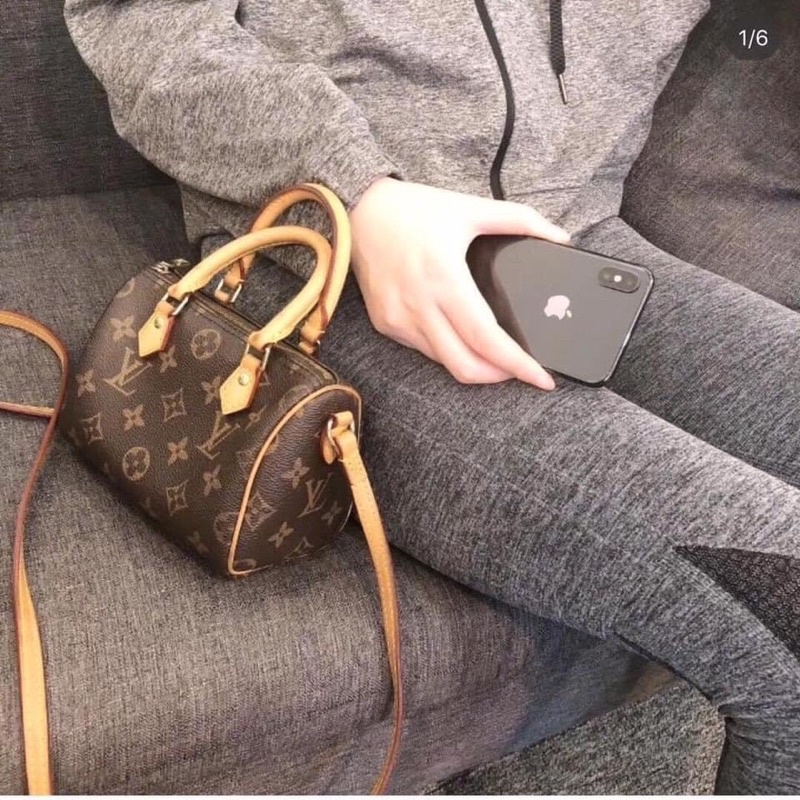 Túi xách nữ size 18cm đựng vừa điện thoại hàng chuẩn đẹp 2 box xinh sò