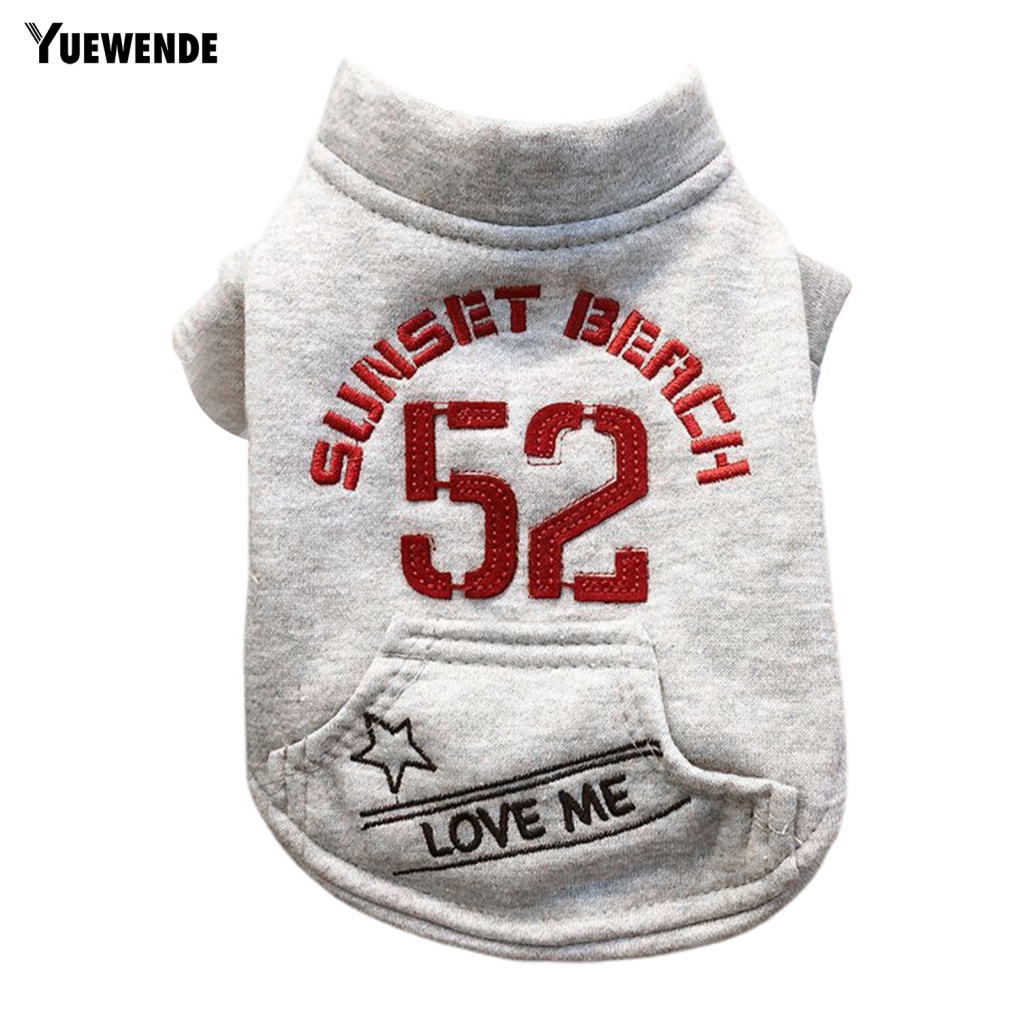 [Yue.z] Áo Khoác Hai Chân Bằng Vải Lông Thoải Mái Chống Cắn Dành Cho Chó Mèo